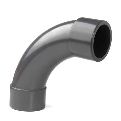 1/2" PVC-U Short Radius Bend 90˚ Plain