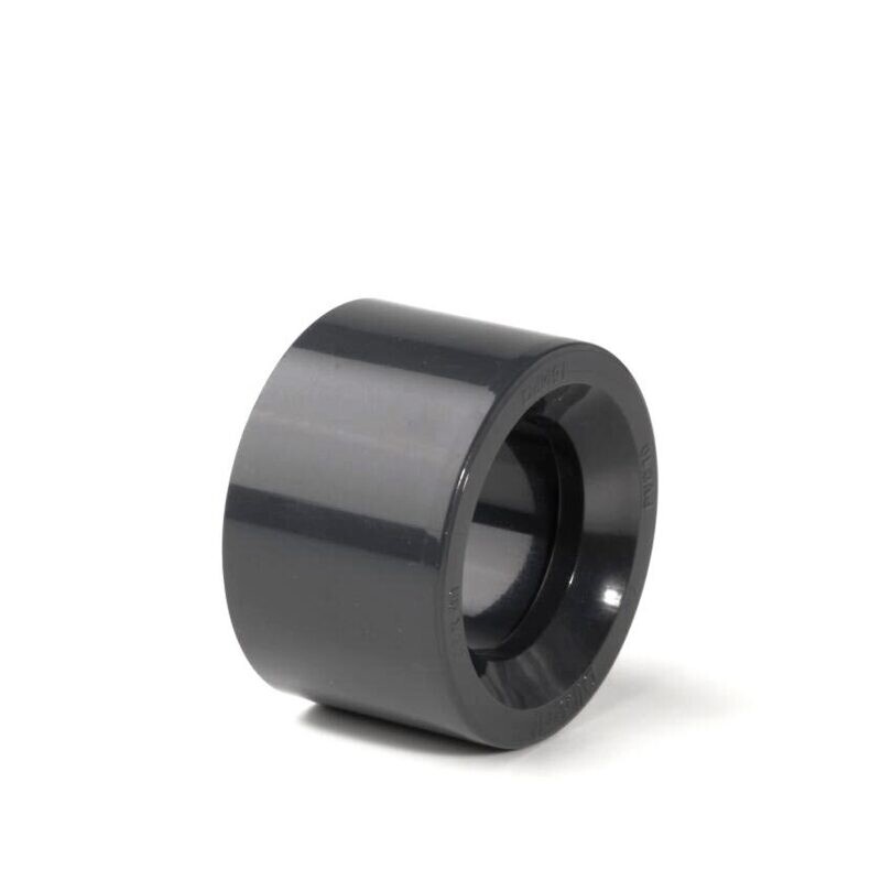 3/4" x 1/2" PVC Reducing Bush Plain Plastic Pressure Pipe Fitting - 15 Bar