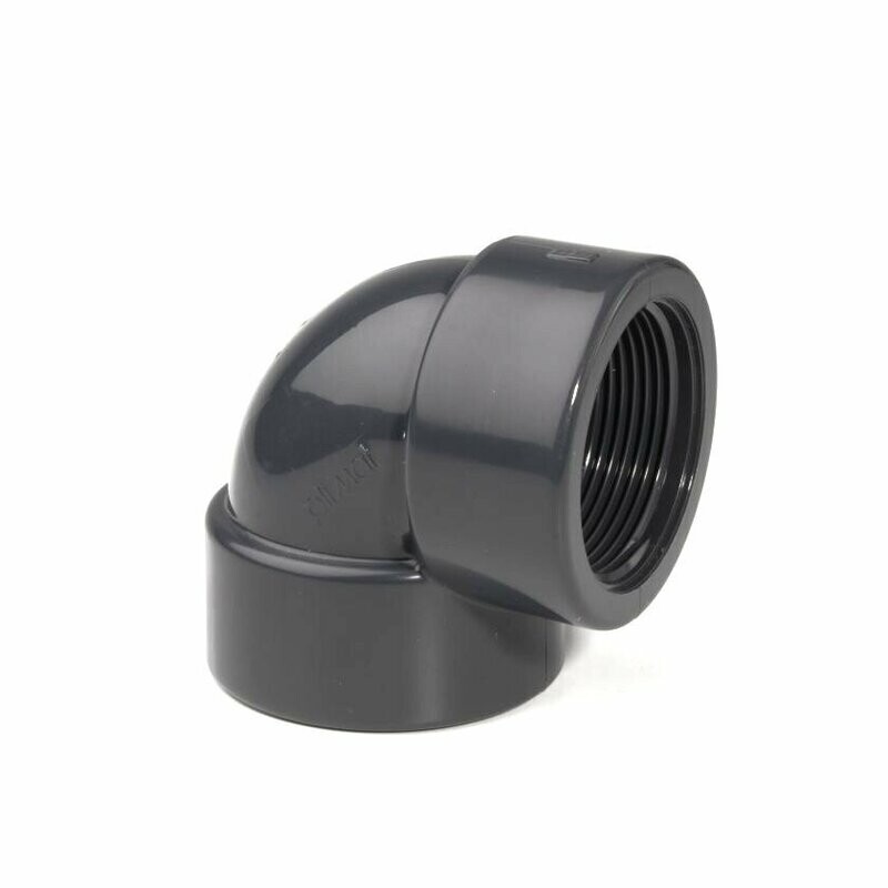 1/2" PVC-U ELBOW 90 DEGREE BSP F/T