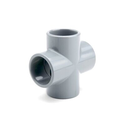 1 1/4" ABS Cross Plain