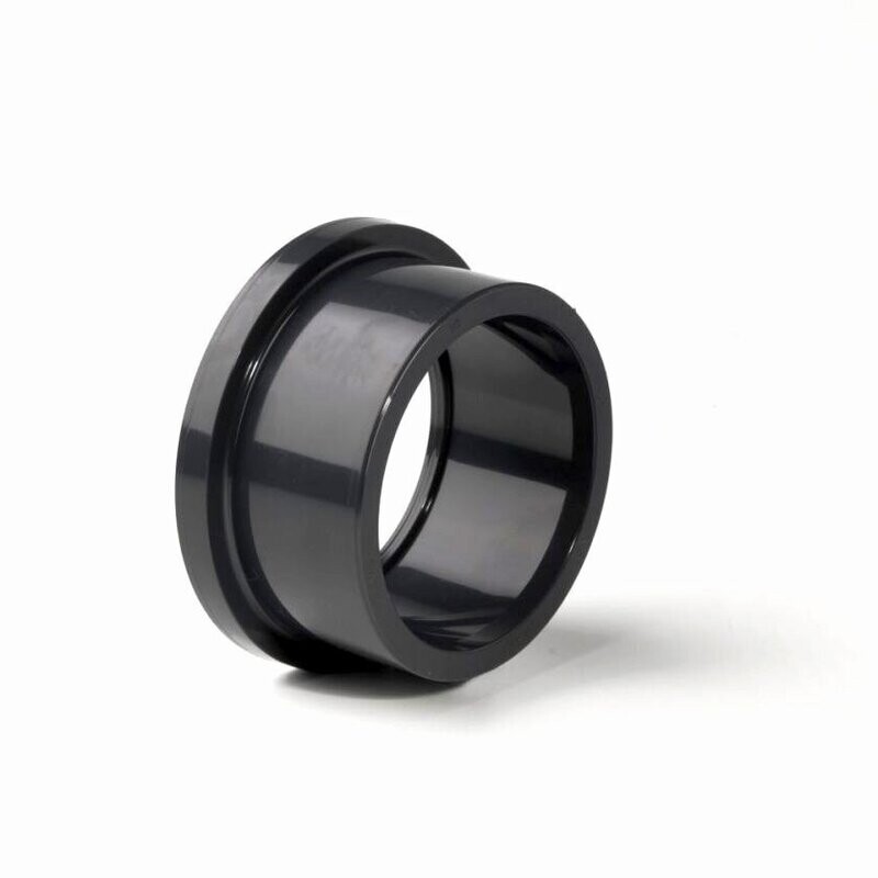 5" PVC Stub Flange with Serrated Face - Plain - Plastic Pressure Pipe Fitting - 15 Bar