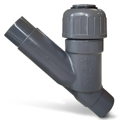 75mm  Line Strainer Type 305 PVC U FPM Seals 16 Bar