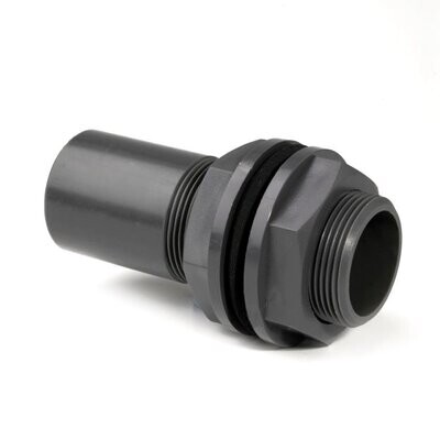 3/4 3/4" PVC Tank Connector Plain x Thread