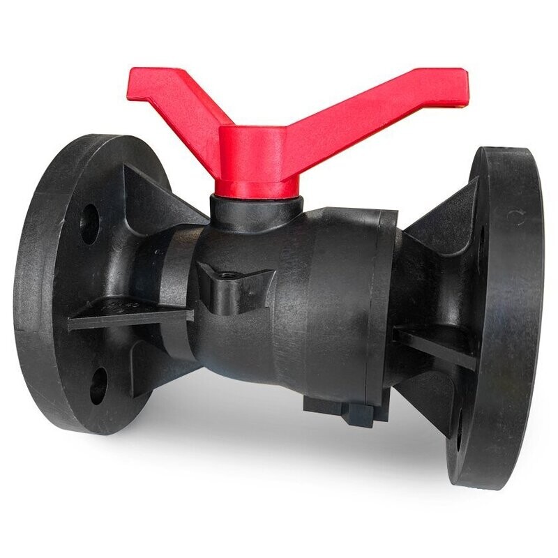 90mm | 3" PPGF/EPDM NP 10/16 Flanged SAFI Ball Valve