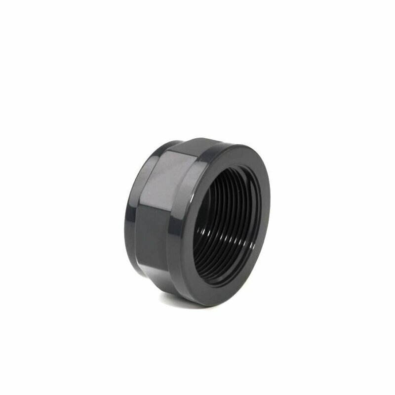 1 1/4" PVC-U Cap BSP F/Thread