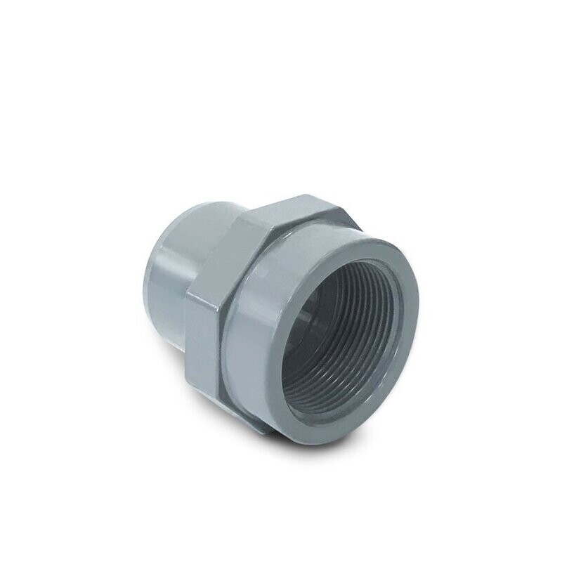 1" ABS Adapt Plain Male Spigot/BSP Fem