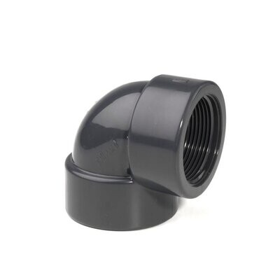 PVC-U Elbow 90˚ Inch Plain x BSP F/T