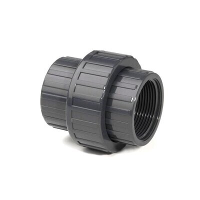 PVC-U Union Metric Plain x BSP F Thread