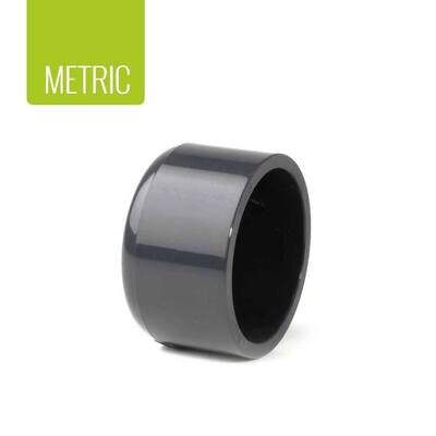 PVC-U End Cap Plain Metric