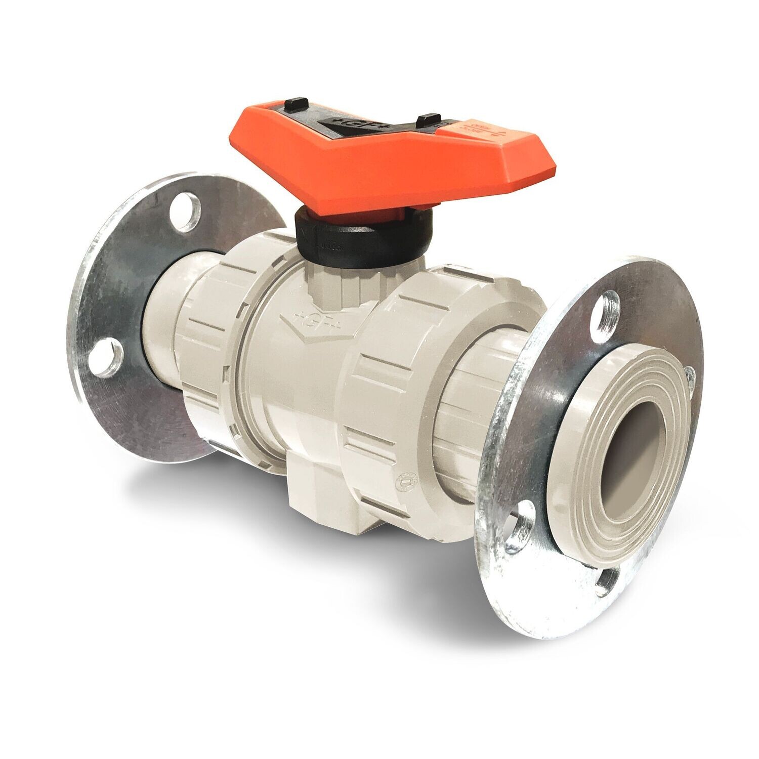 1 1/4" | 40mm Polypropylene GF 546 Pro with custom flanged ends