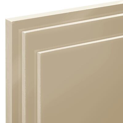 Smooth Beige Polypropylene Panel - 500mm x 500mm