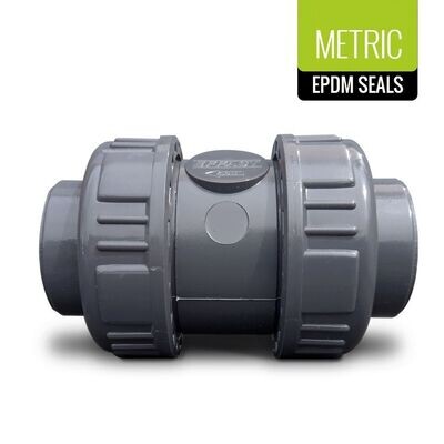 Metric Spring Check Valve with EPDM Seals