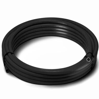 20mm Polypipe® MDPE Black Water Service Pipe Coil  - PE80 12 Bar Pressure