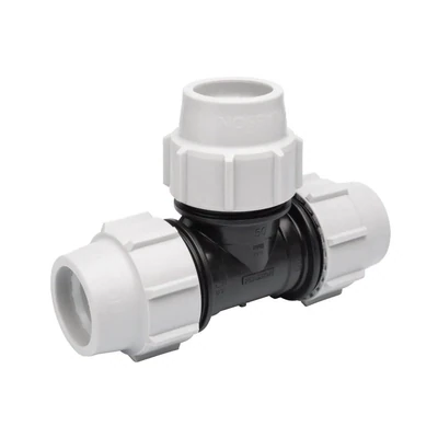 Plasson® 90° Tee Compression Fitting 7040