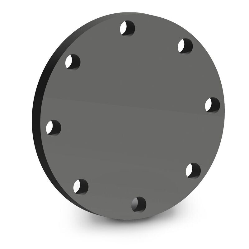 4" PVC-U Flat Profile Blanking Plate ASA 150