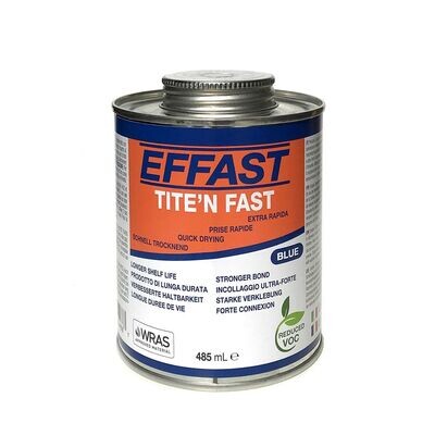 EFFAST Tite' n Fast PVC Solvent Cement 485ml