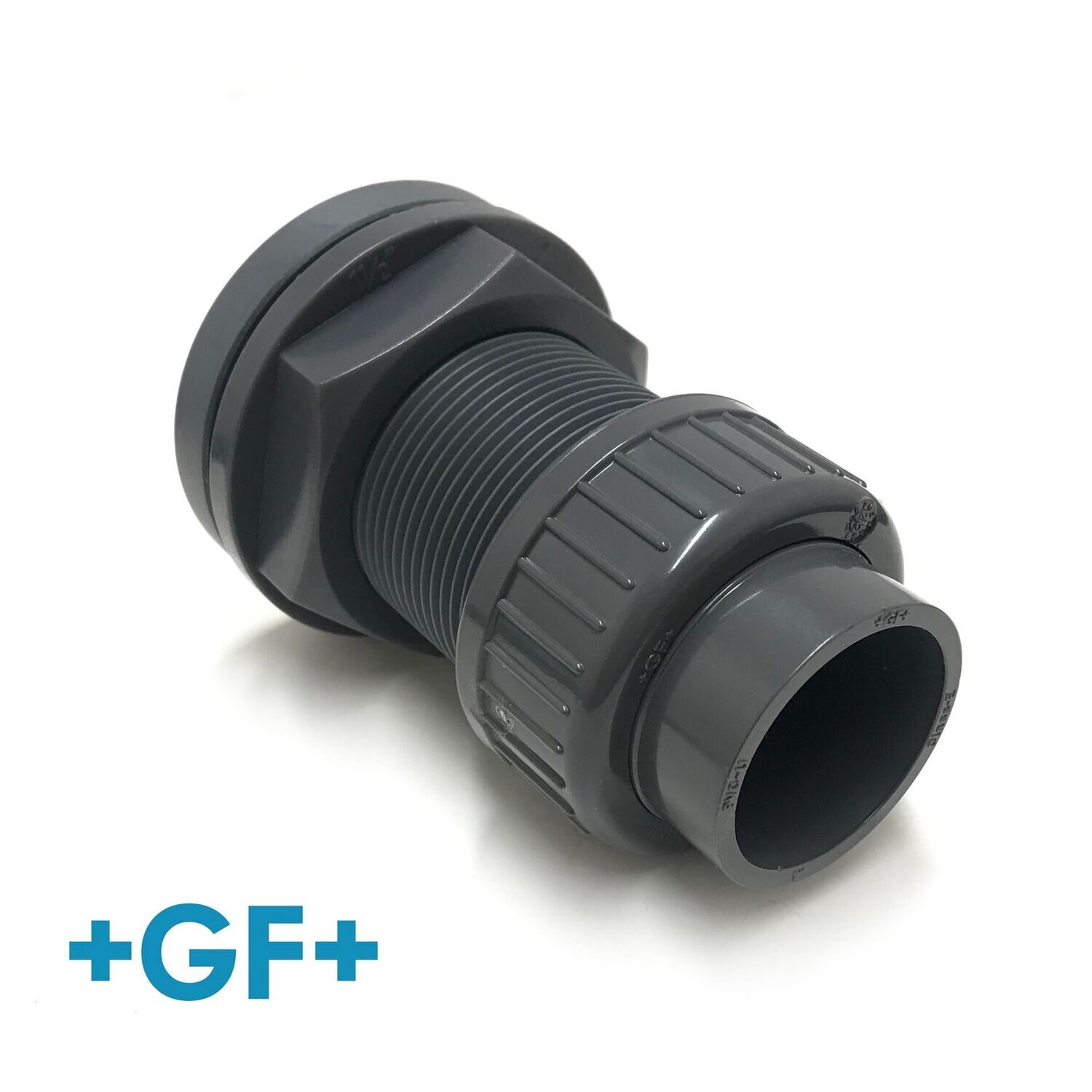 George Fischer 1/2" Tank Connector 050 PVC U/ EPDM Union Type