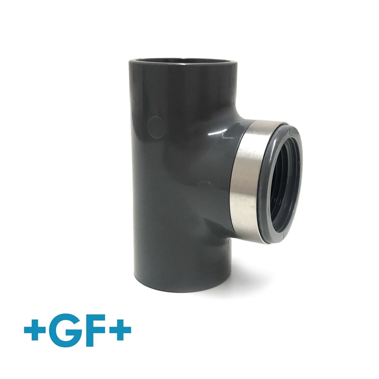 George Fischer 32mm x 1"   Plain Thread Tee PVC-U PN16