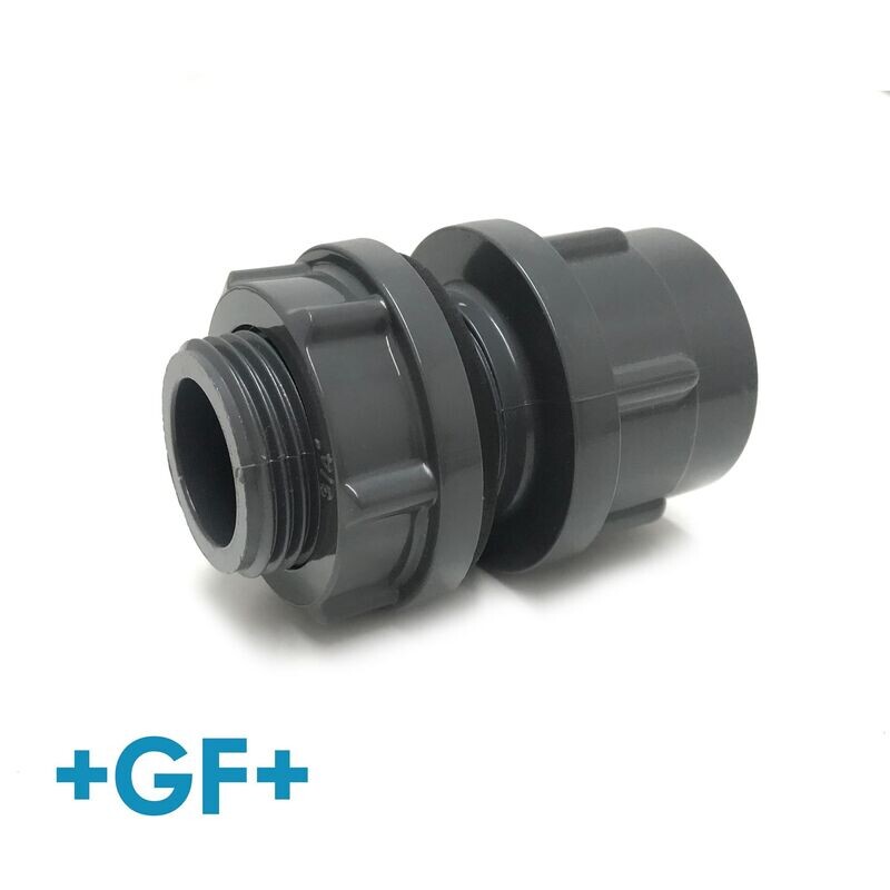 George Fischer  1/2" Tank Connector PVC U / EPDM