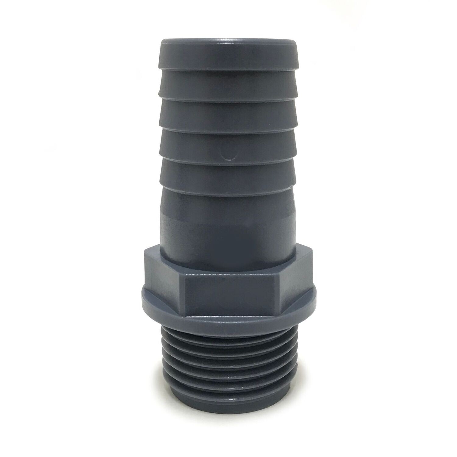 Hose Adaptor - 1/2" BSP Thread to 20mm Polypropylene  Hosetail