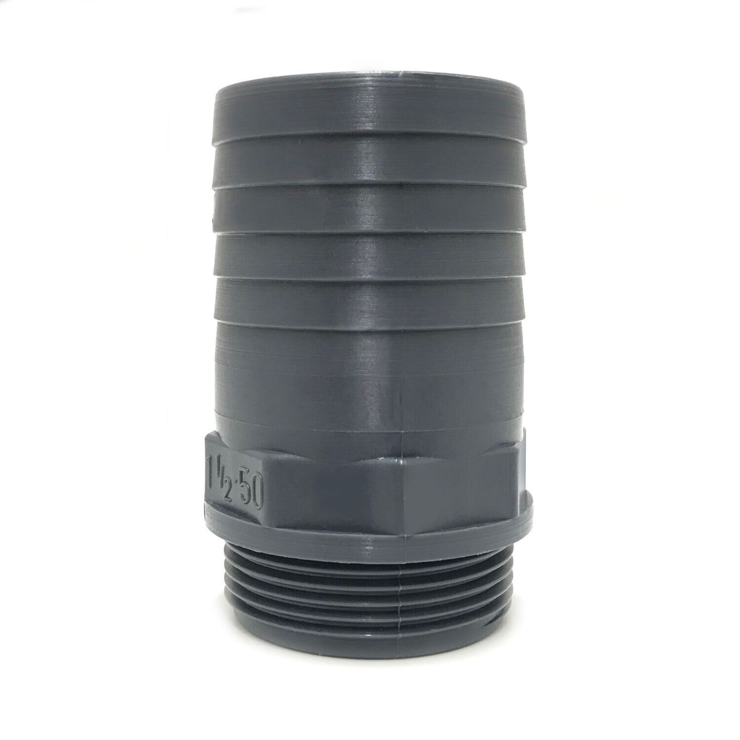 Hose Adaptor - 1 1/2" BSP Thread to 50mm  Polypropylene Hosetial