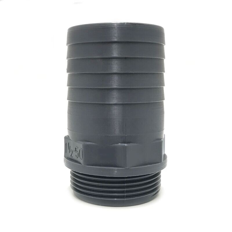 Hose Adaptor - 1 1/2" BSP Thread to 50mm  Polypropylene Hosetial