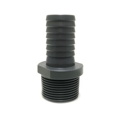 1 1/4" BSP Thread to 32mm PVC  U Hose Adaptor