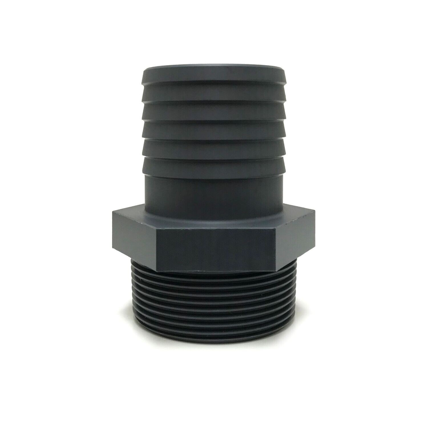 2" BSP Thread to 50mm PVC U Hose Adaptor