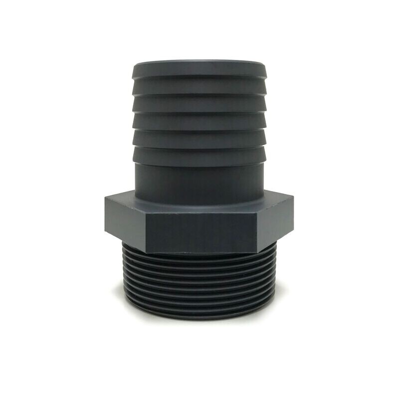 2" BSP Thread to 50mm PVC U Hose Adaptor