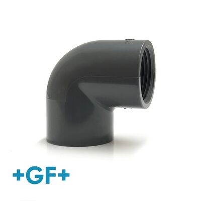 3/4" Georg Fischer PVC-U ELBOW 90 DEGREE BSP F/T