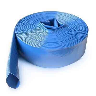 PVC BLUE REINFORCED LAY FLAT HOSE