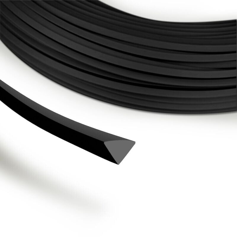 5.7mm Black Polypropylene Triangle Weld Rod | 2Kg Coil