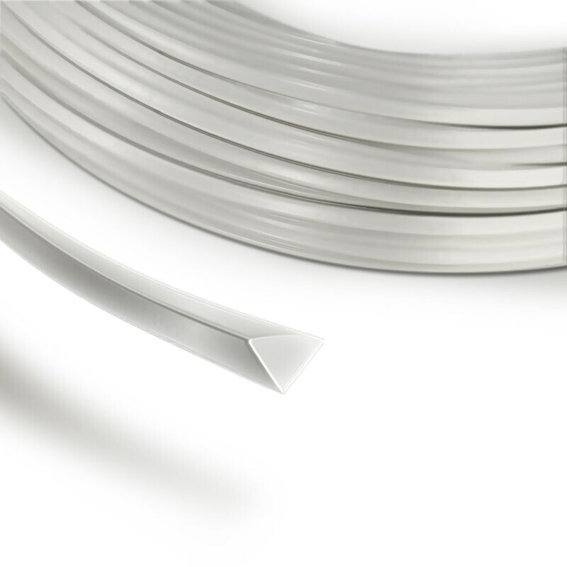 5.7mm Natural Polypropylene Triangle Weld Rod | 2Kg Coil