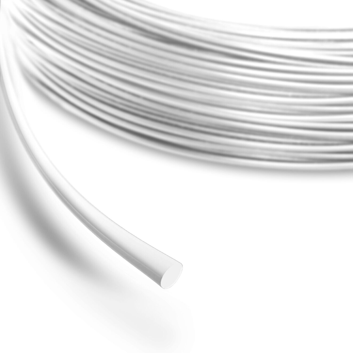 3mm Round White Polypropylene Weld Rod | 2Kg Coil