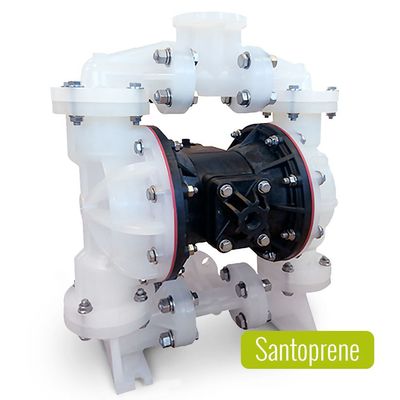 Polypropylene AOD Pumps with Santoprene Elastomers