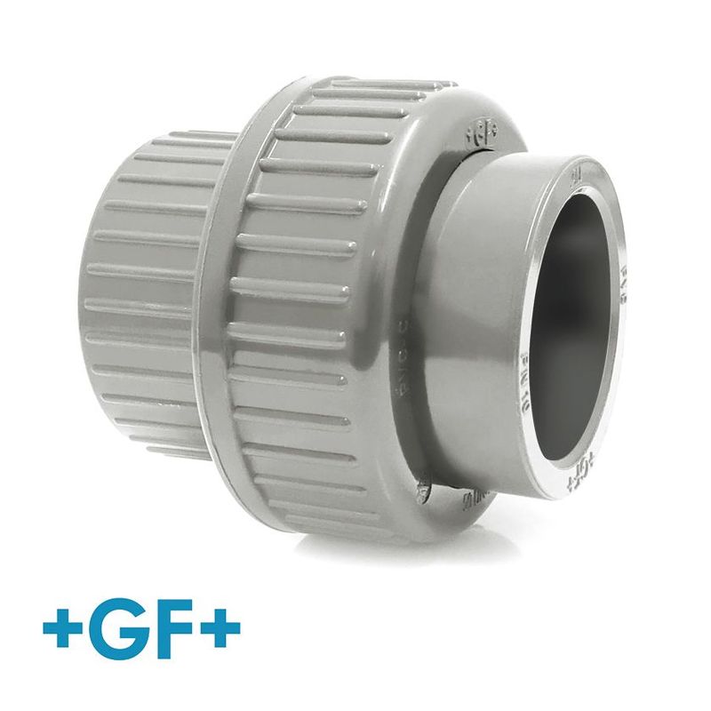 16mm CPVC  George Fischer Union Pressure Pipe Fitting with EPDM Seals - Plain- 16 Bar