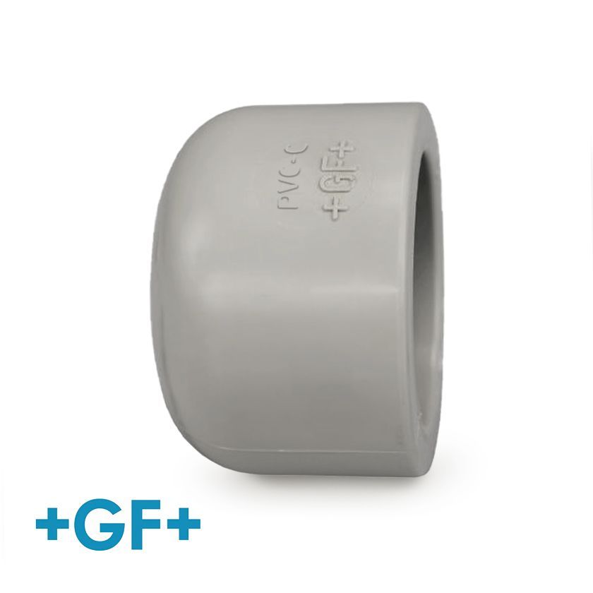 20mm CPVC  George Fischer End Cap Plain Pipe Fitting - 16 Bar Pressure CPVC