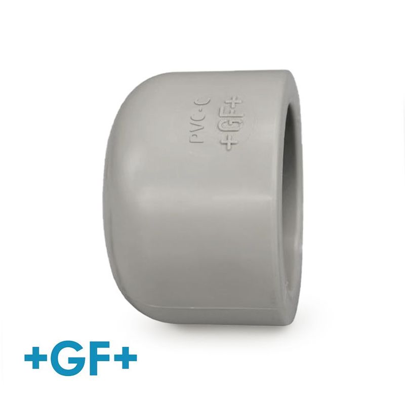 16mm CPVC  George Fischer End Cap Plain Pipe Fitting - 16 Bar Pressure CPVC