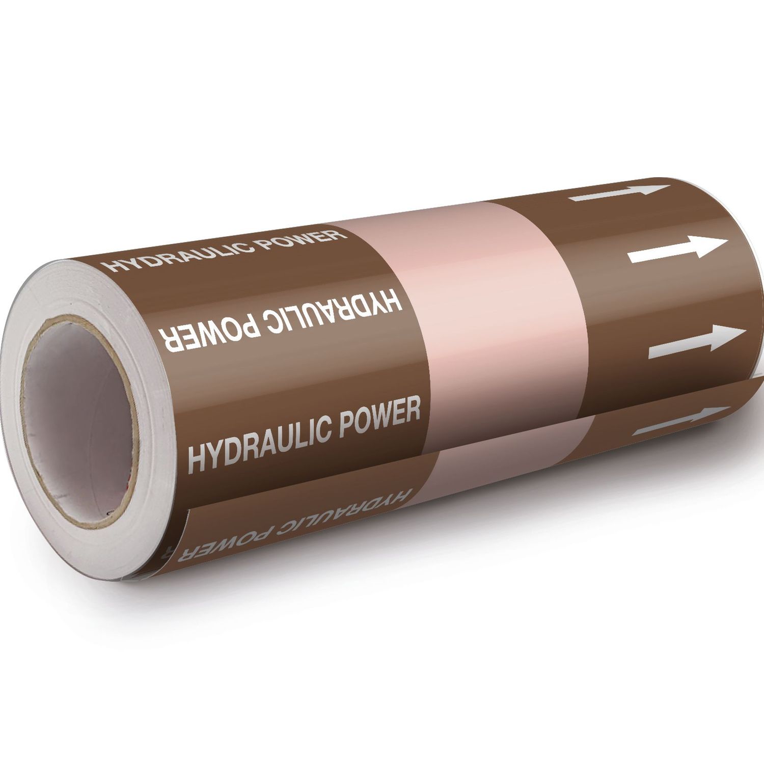 BS1710 Premium 8 Year Pipe Marking Roll - Hydraulic Power Oil