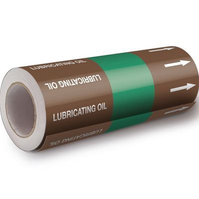 BS1710 Pipe Marking Roll - Lubricating Oil