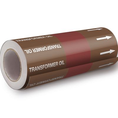 BS1710 Premium 8 Year Outdoor Pipe Marking Roll - Transformer Oil