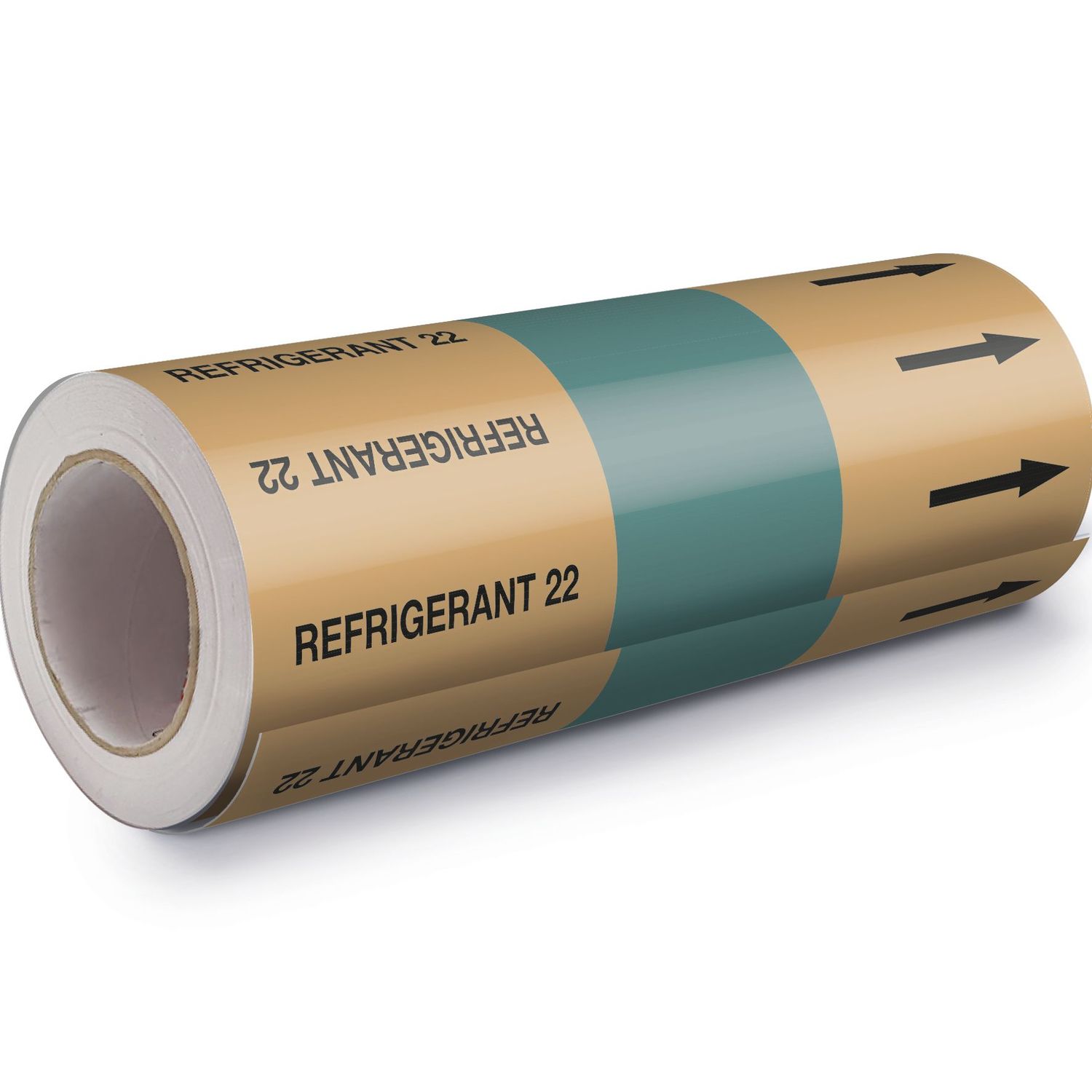BS1710 Premium 8 Year Pipe Marking Roll - Refrigerant 22