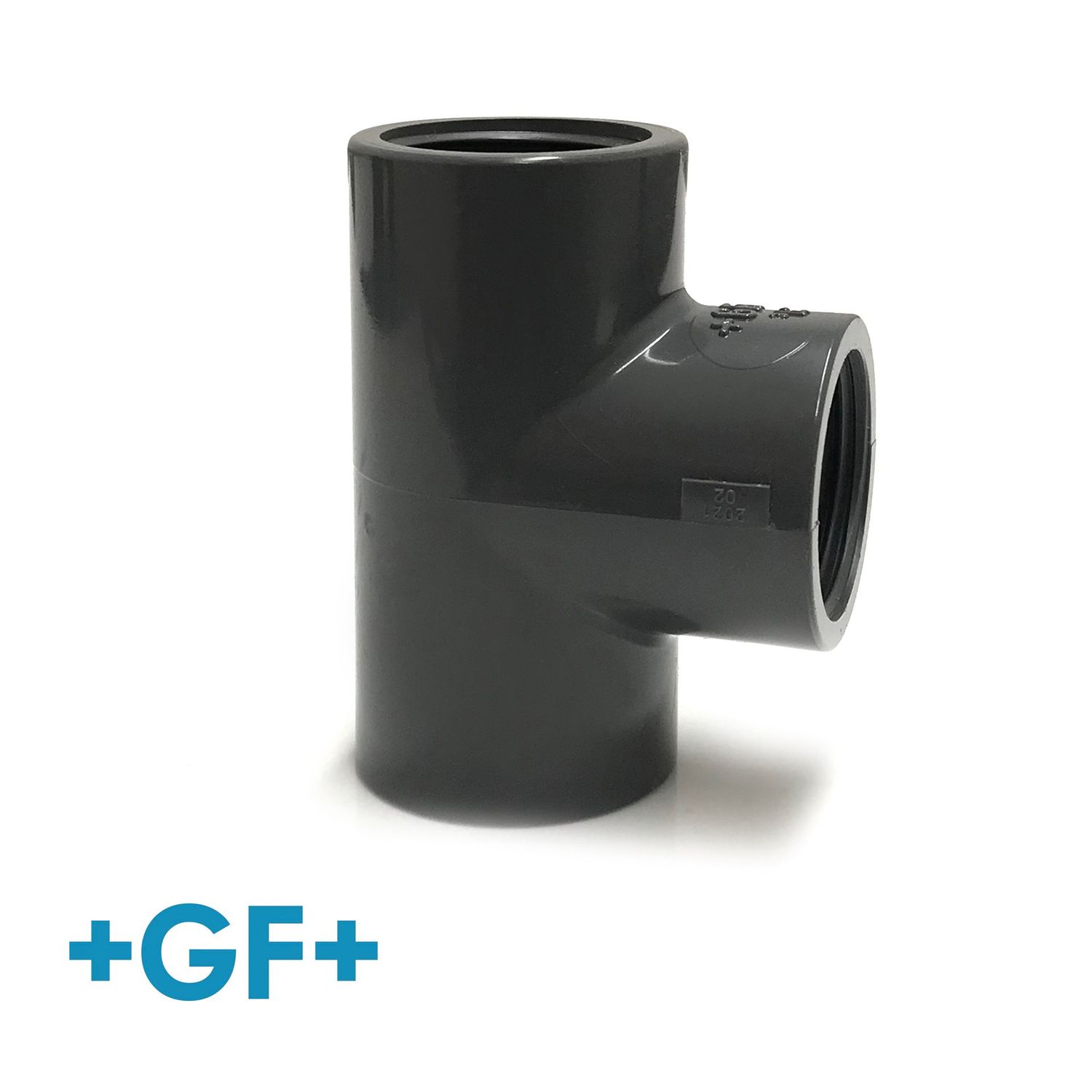 GF 90° PVC-U Plain Imperial Tee