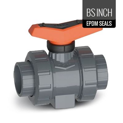 GF Double Union Ball Valve Imperial with EPDM Seals