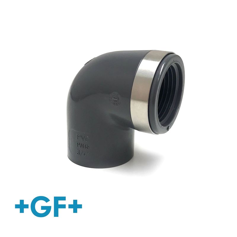 GF PVCU Plain x Thread Elbows