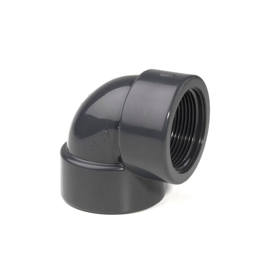 3/4 3/4" PVC-U ELBOW 90 DEGREE BSP F/T