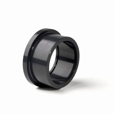 4 4" PVC Stub Flange with Serrated Face - Plain - Plastic Pressure Pipe Fitting - 15 Bar