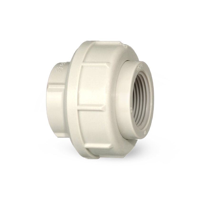 1/2 1/2" PP Union EPDM O-Ring BSP Thread