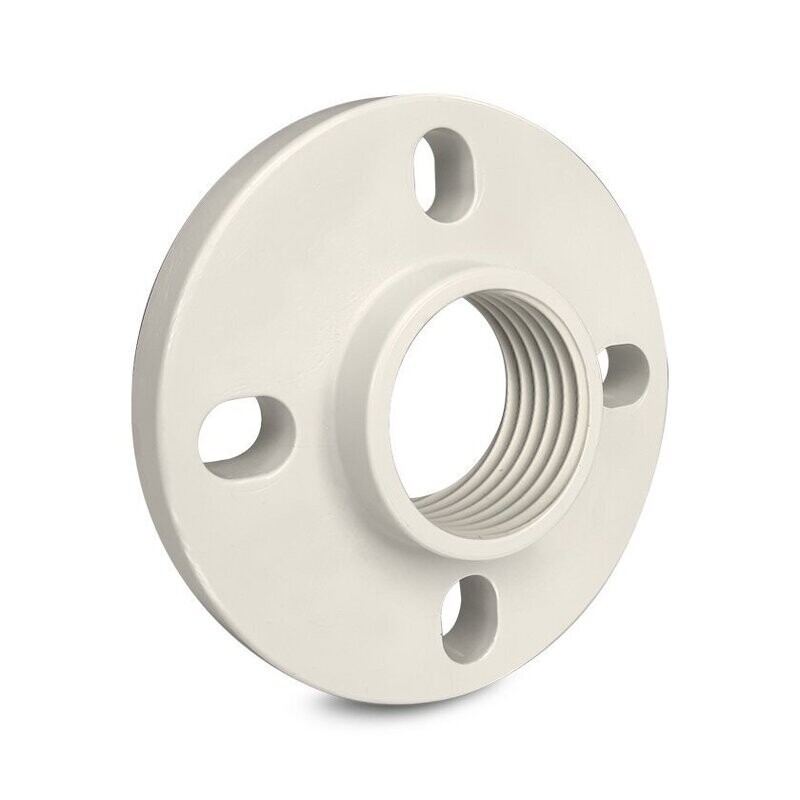 1" PP Full Face Flange Uni Drilling BSP Thread