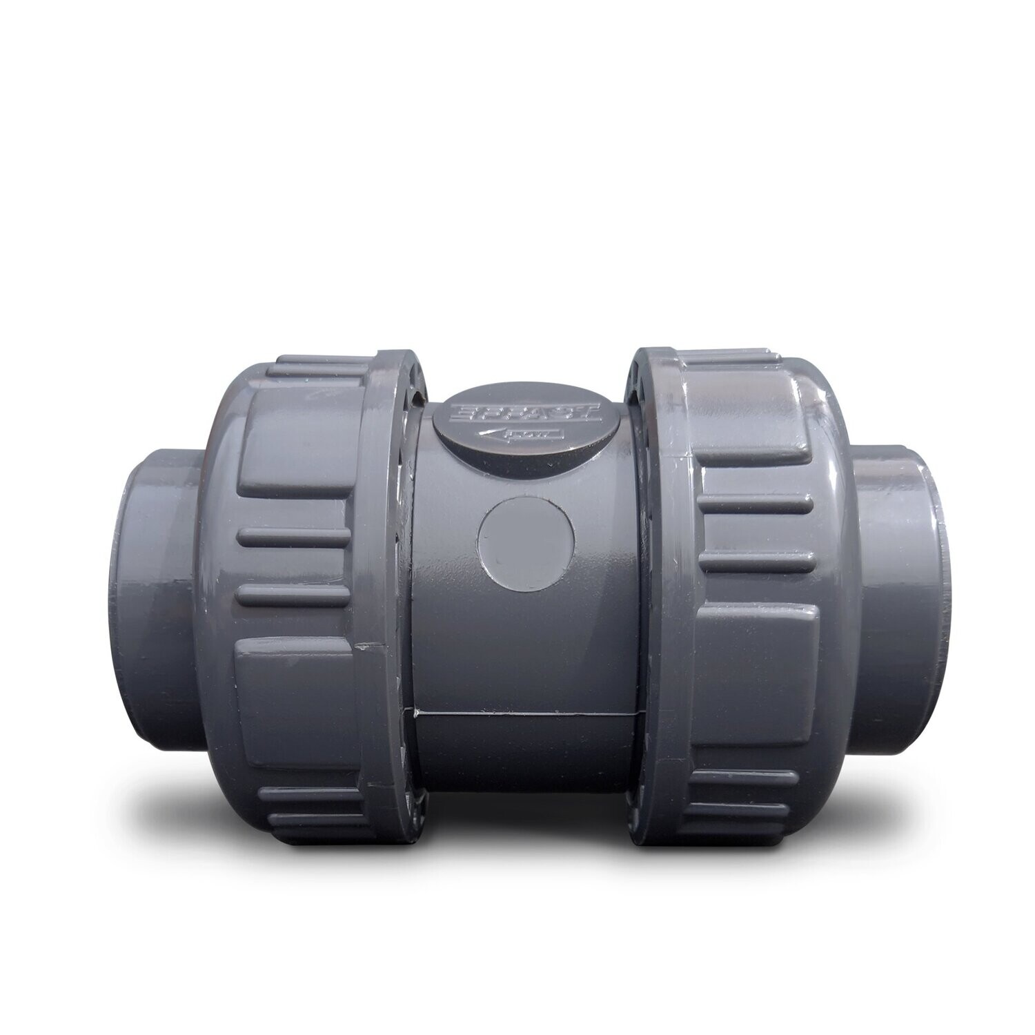 1 1" PVC U Check Valve PTFE Spring & EPDM Seals